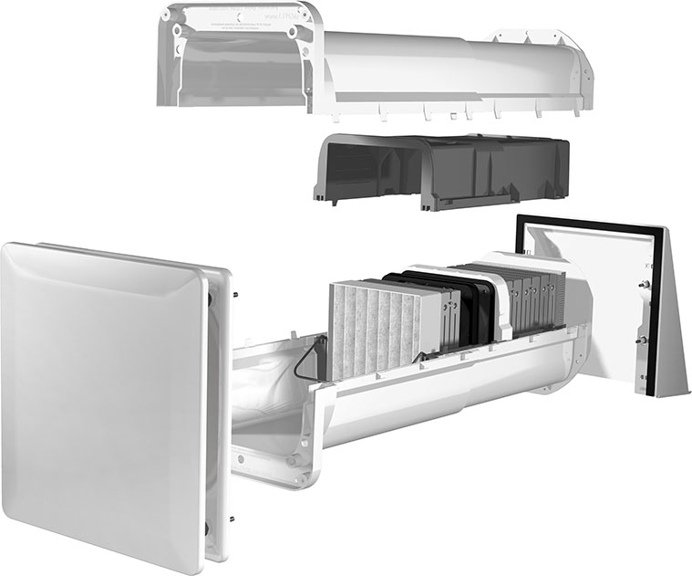 Decentralised Ventilation for Mould Prevention in Apartments