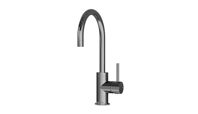 Design-Kollektion Gooseneck 160mm Mixer Chrome Design-Kollektion Gooseneck 160mm Mixer Chrome