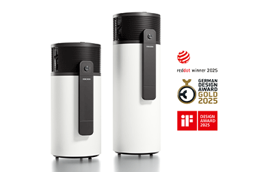 STIEBEL ELTRON SHP-O hot water heat pump awarded German Design Award Gold, iF Design Award and Red D STIEBEL ELTRON SHP-O hot water heat pump awarded German Design Award Gold, iF Design Award and Red D